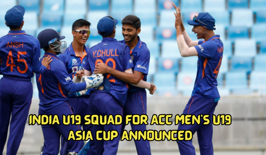 India U19 squad