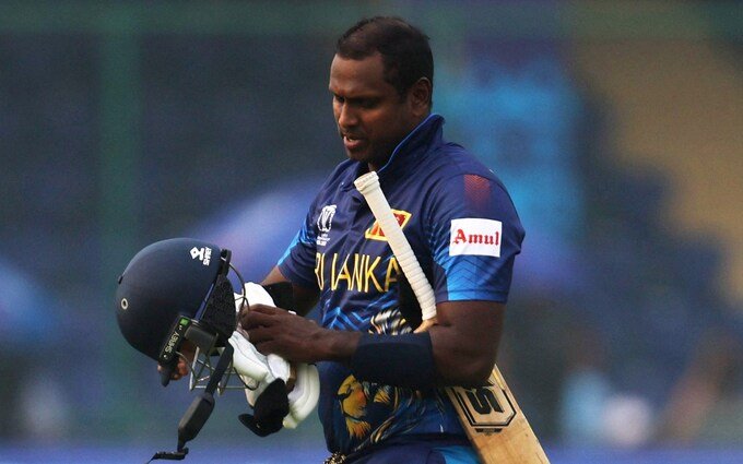 angelo mathews timed out